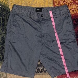 RVCA Charcoal Men's Flat Front Shorts